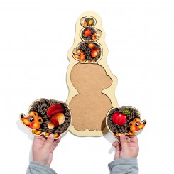 Гра вкладка «Їжачки» порівняння розмірів