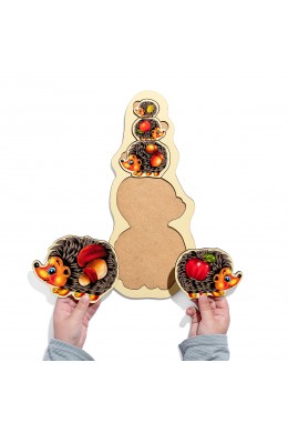 Гра вкладка «Їжачки» порівняння розмірів