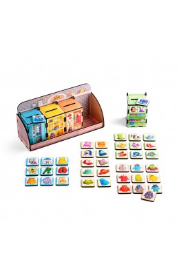 Сортер комодик "Шафи з одягом"