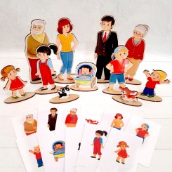Набір фігурок на підставці Сім'я
