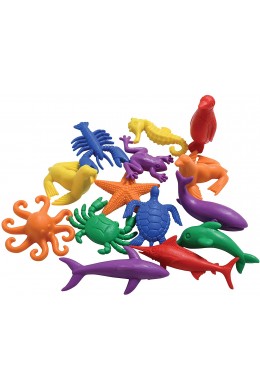 Набір фігурок для сортування «Морські тварини»  (14 шт)