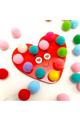 Геометричні фігури Емоції з помпонами 