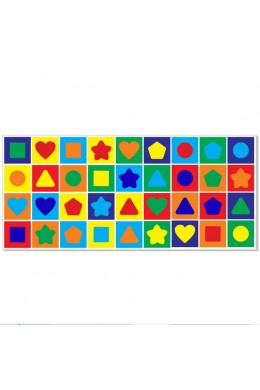 Нейротренажер За трьома ознаками Кольорові фігури