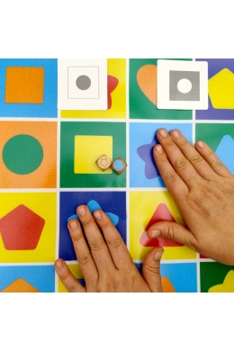 Нейротренажер За трьома ознаками Кольорові фігури