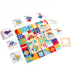 Головоломка розпізнавання кольорів та форм