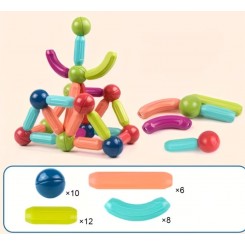 Магнітний конструктор Magnetic Sticks 36 деталей