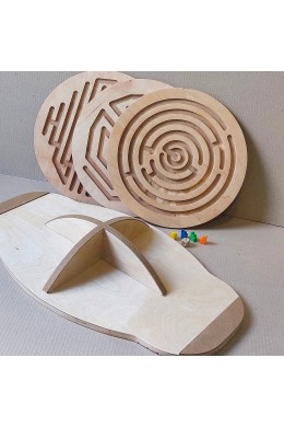  Балансир Лабиринт 7в1 со сменными лабиринтами бельгоу