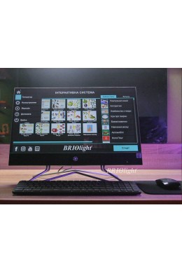 Інтерактивне логопедичне дзеркало Briolight  U25 з корекційним програмним забезпеченням (30 програм, безлімітна ліцензія)