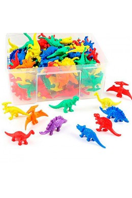 Набір фігурок для сортування "Динозаври" (128 шт) 
