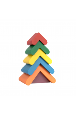 Пирамидка Цветная елочка