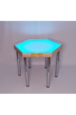 Стол шестиугольный с подсветкой для песочной анимации и терапии 